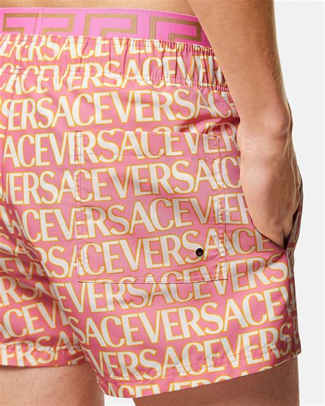 versace swimming trunks men|Versace swim shorts sale.